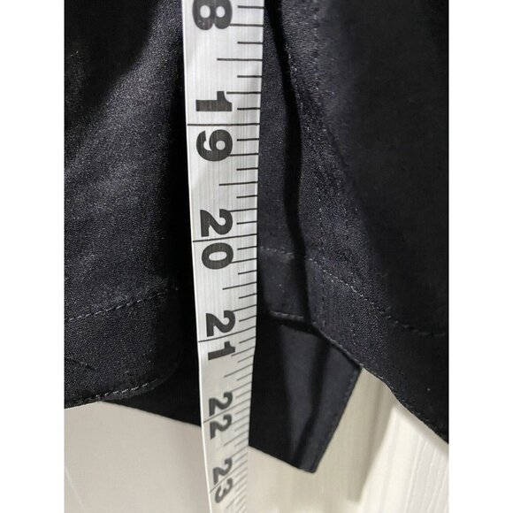 Theory Womens Unlined Open Front Linen Blazer Jacket Black Linen Size 0 - Picture 7 of 8